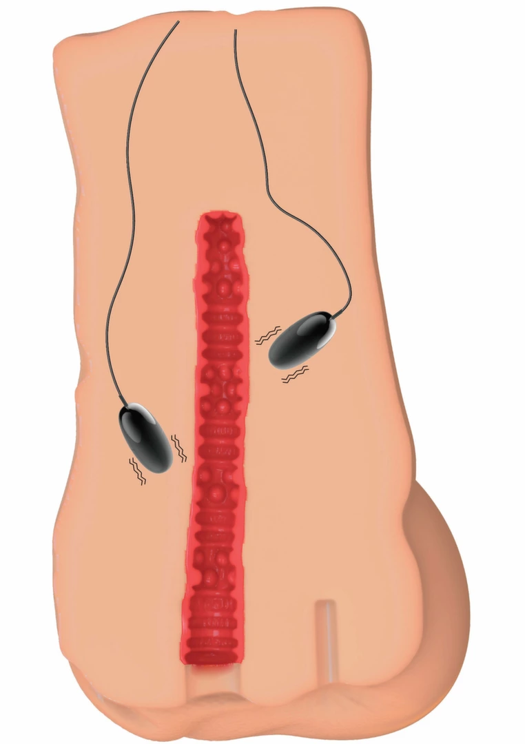 realistic torso masturbator - Anelma HIDDEN DESIRE BANGERS Vibrating Hole - maszyna intymna z