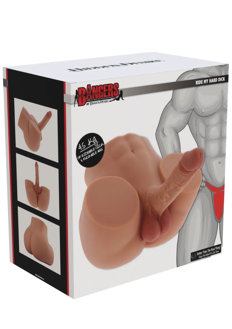 HIDDEN DESIRE BANGERS Ride My Hard Dick 4.5 kg Anatomical - Anelma reliable use and easy care.