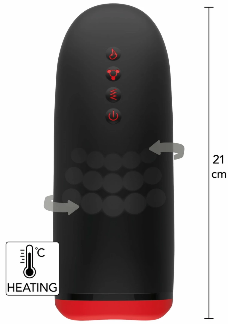 HIDDEN DESIRE Fusion X Beaded Tongue Intimate Machine
