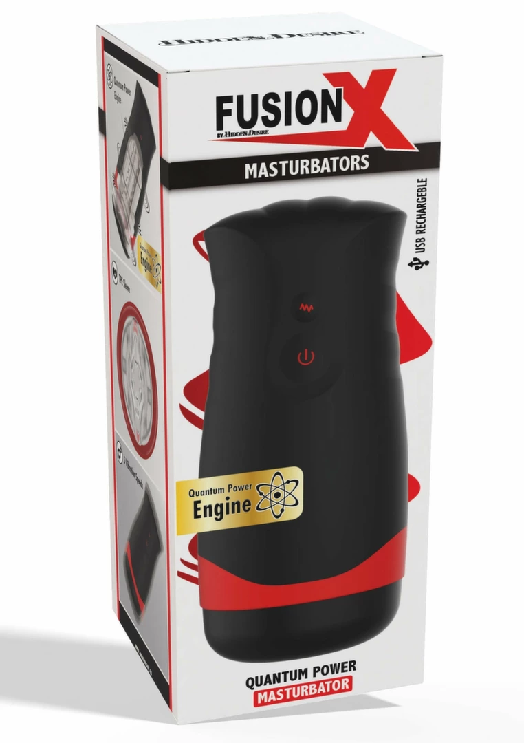 Fusion X Quantum Power Intimate Machine USB Rechargeable - Anelma easy-care design.