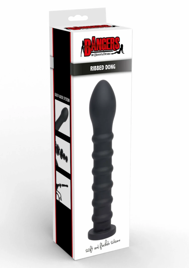 Hidden Desire Bangers Ribbed Dong Easy-Lock 19 cm