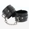 TABOOM Wrist Cuffs regulowane kajdanki z welurowym podszyciem czarne