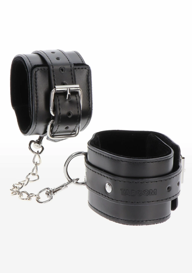 TABOOM Ankle Cuffs regulowane kajdanki na kostki z welurowÄ… wyÅ›cioÅ‚kÄ…