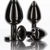 TABOOM Butt Plug With Diamond Jewel S czarny kryształ aluminium S TABOOM Butt Plug With Diamond Jewel S czarny kryształ aluminium S