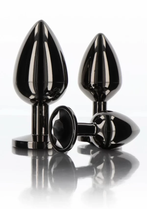 TABOOM Butt Plug With Diamond Jewel S czarny krysztaÅ‚ aluminium S