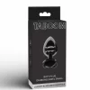 TABOOM Butt Plug With Diamond Jewel Black Aluminium Small S TABOOM Butt Plug With Diamond Jewel Black Aluminium Small S