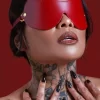 Taboom Avantgarde Blindfold luksusowa opaska na oczy czarna