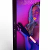 TABOOM Glow in the Dark Whip Vegan Leather Black 45cm