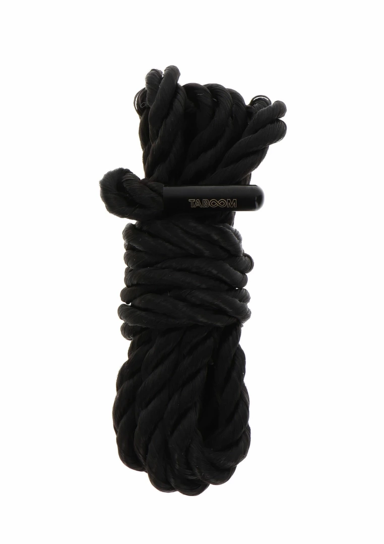 TABOOM Bondage Rope 1.5 m czarny - miÄ™kki sznur do technik wiÄ…zania