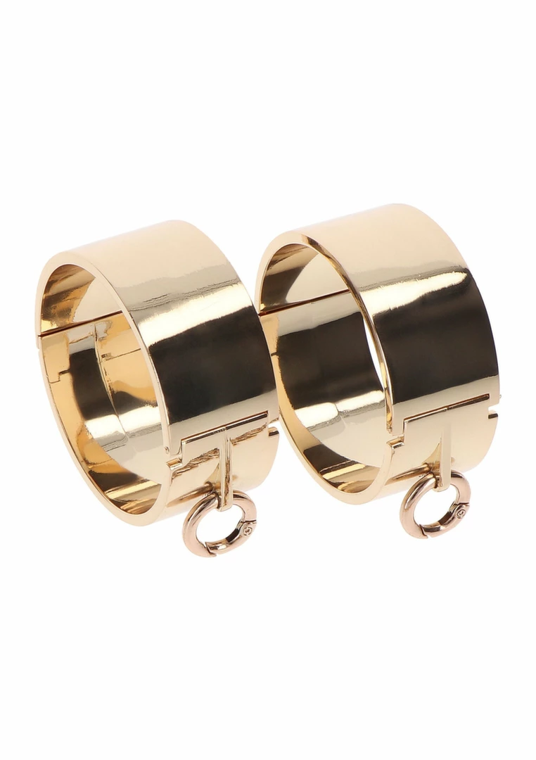 TABOOM Dona Wrist Cuffs Rose Gold - Elegant Metal Accessory