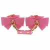 Taboom Malibu Wrist Cuffs roÅ¼owe mankiety z kokardkÄ…