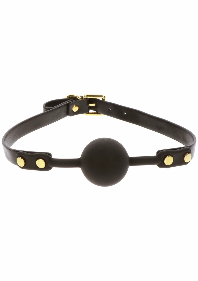 TABOOM Ball Gag czarny z regulacjÄ…