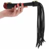 TABOOM Wild Roses Whip Faux Leather with Real Leather Rose