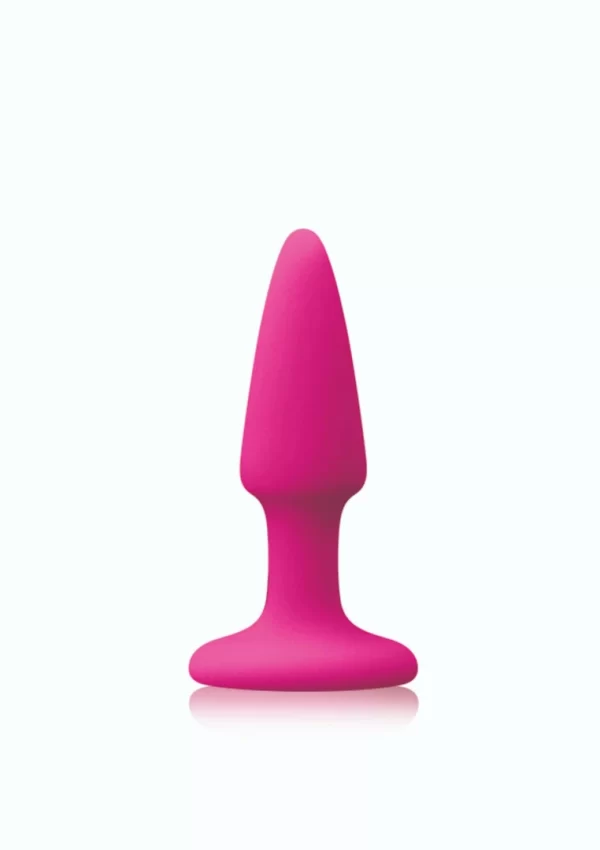 Colours Pleasures Mini Plug Platinum Silicone Black Small