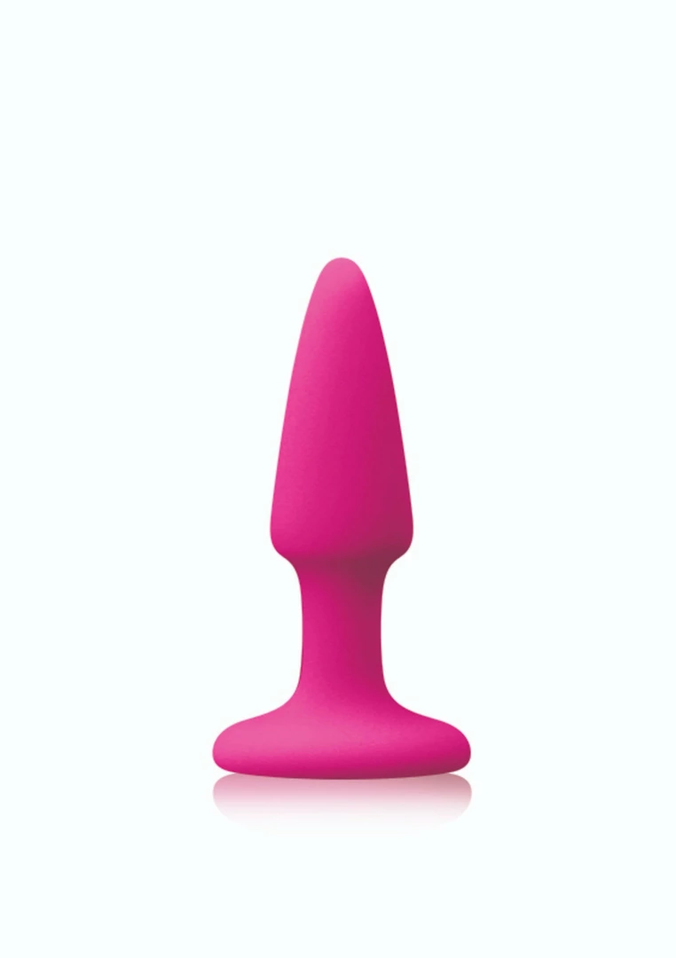 Colours Pleasures Mini Plug Platinum Silicone Black Small