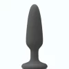 Colours Pleasures Small Plug Platinum Silicone Suction Base Black