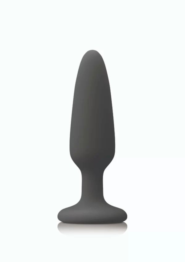 Colours Pleasures Small Plug Platinum Silicone Suction Base Black