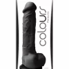 NS Novelties Pleasures Dildo 8 inch silikonowy model z przyssawkÄ… czarny - Anelma eroticshop