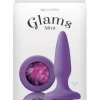 NS Novelties Glams Mini Rainbow Gem silikonowy korek z kolorowym krysztaÅ‚em