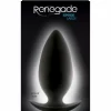 Renegade Spades Large silikonowy korek anatomiczny czarny