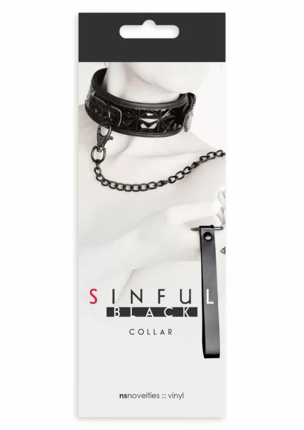 Sportsheets Collar Adjustable Vinyl-Neoprene Black