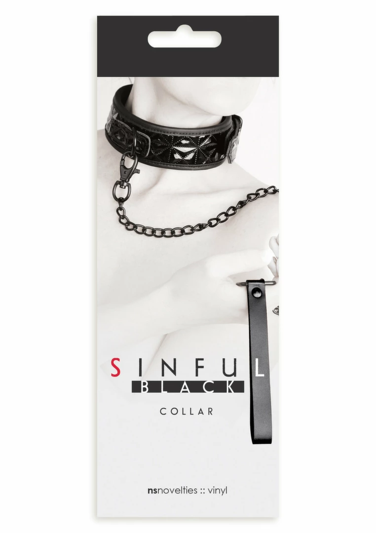 Sportsheets Collar Adjustable Vinyl-Neoprene Black