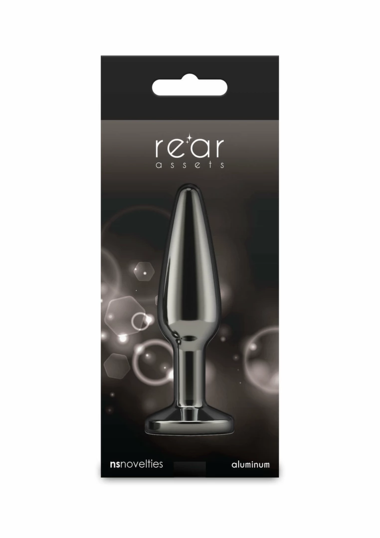 nsnovelties Tapered Plug Medium Chrome-Plated Aluminum Plug - Anelma nsnovelties Tapered Plug Medium Chrome-Plated Aluminum Plug