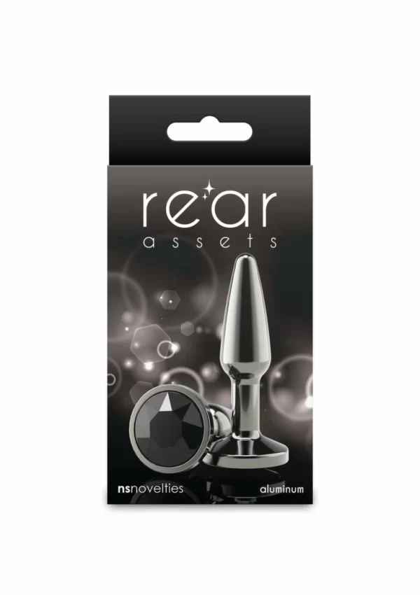 nsnovelties Tapered Plug Small aluminiowy chromowany rozmiar S