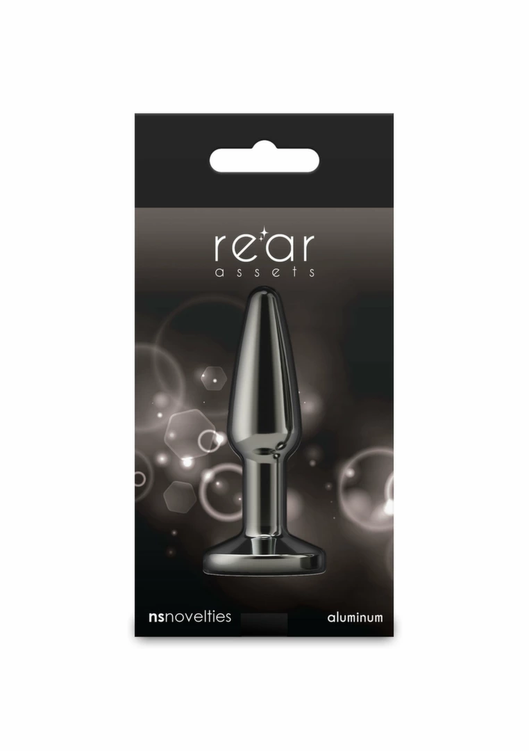nsnovelties Tapered Plug Small Chrome-Plated Aluminum