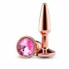 nsnovelties Tapered Plug Small Chrome-Plated Aluminum Compact Model