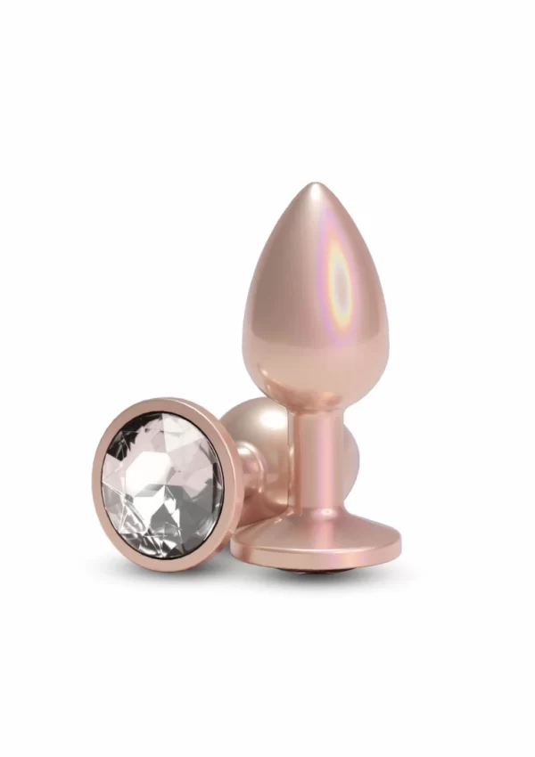 Blush Iridescent Plug Small Chrome-Plated Trainer