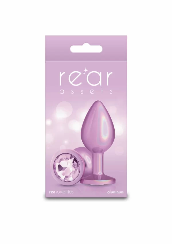 NS Novelties Iridescent Pink Medium aluminiowy korek anatomiczny Å›redni roÅ¼owy