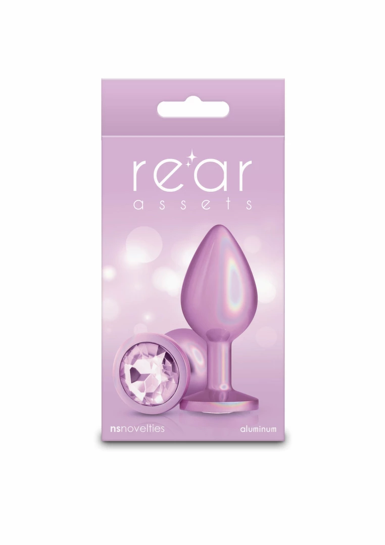 NS Novelties Iridescent Pink Medium aluminiowy korek anatomiczny Å›redni roÅ¼owy