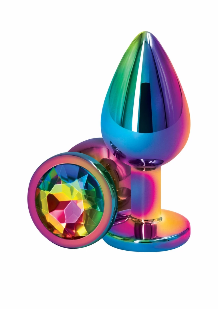 Rear Assets Multicolor Chrome-Plated Aluminum Plug Medium M
