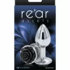 NS Novelties Rose Buttplug Small aluminiowy chromowany dekoracyjny rozmiar S