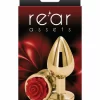 Rose Buttplug Medium aluminiowy chromowany dekoracyjny 8