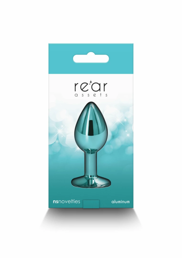 NS Novelties Rear Assets Small Chrome-Plated Aluminum Plug. Butt plug