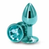 NS Novelties Rear Assets Small Chrome-Plated Aluminum Plug