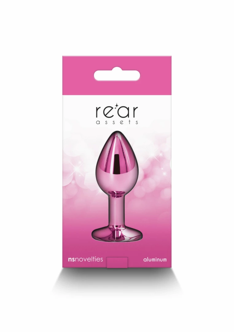 NS Novelties Rear Assets Small Chrome-Plated Intimate Plug Silver. Butt plug. See functions