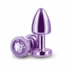 NS Novelties Rear Assets Petite Chrome-Plated Intimate Plug Silver