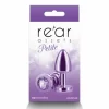 NS Novelties Rear Assets Petite Chrome-Plated Intimate Plug Silver. Butt plug. See functions