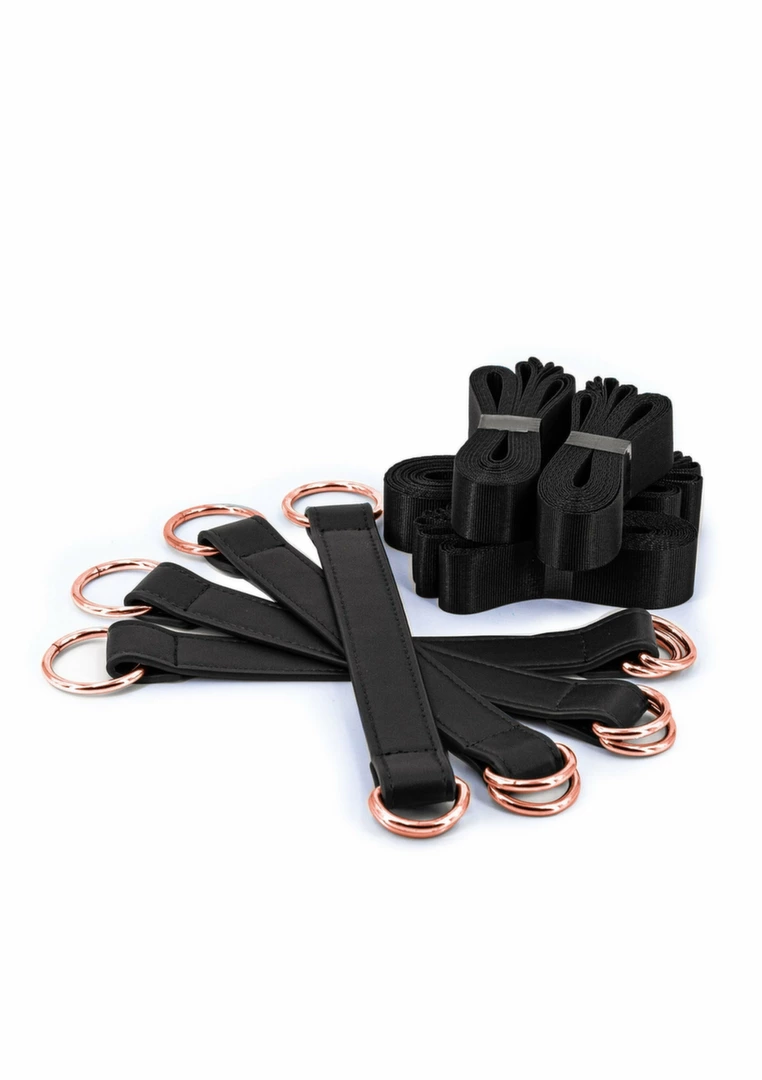 NS Novelties Bondage Couture Tiedown Straps eleganckie pasy mocujÄ…ce