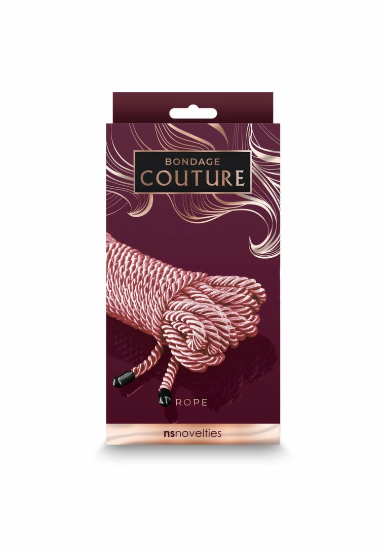 NS Novelties Bondage Couture Rope 10m Elegant Blue Synthetic