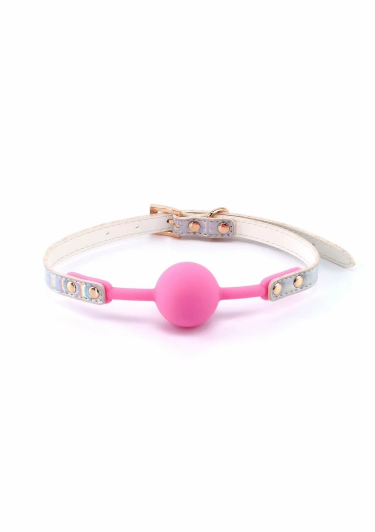 Cosmo Bondage Ball Gag holograficzny