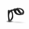 Renegade Boost Silicone Performance Harness Black Adjustable - Anelma sextoys