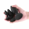 Renegade Triple Strike Anal Kit Black Silicone Training Set. Butt plug. See functions