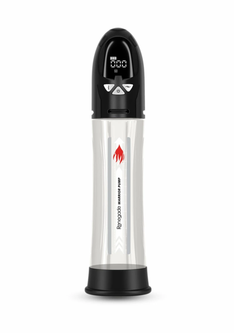 Renegade Warrior Pump Intimate Hydro System LCD 8" Rechargeable Black - Anelma Renegade Warrior Pump - tuote