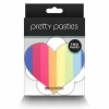 NS Novelties Pasties Heart & Flower 2 Pair - samoprzylepne ozdoby