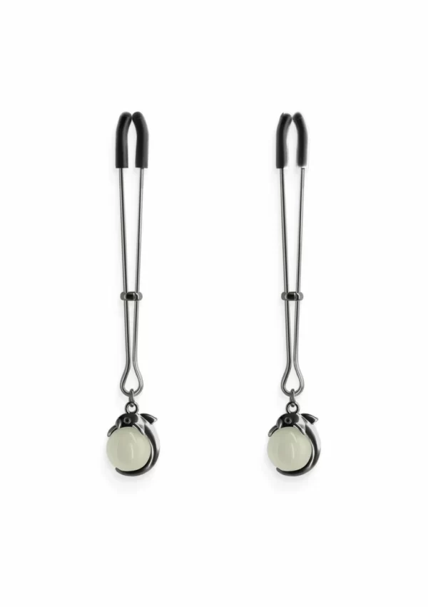 NS Novelties Nipple Clamps G1 - regulowane klamry z silikonowymi koÅ„cowkami