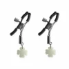 NS Novelties Nipple Clamps G4 - regulowane klamry z silikonowymi koÅ„cowkami